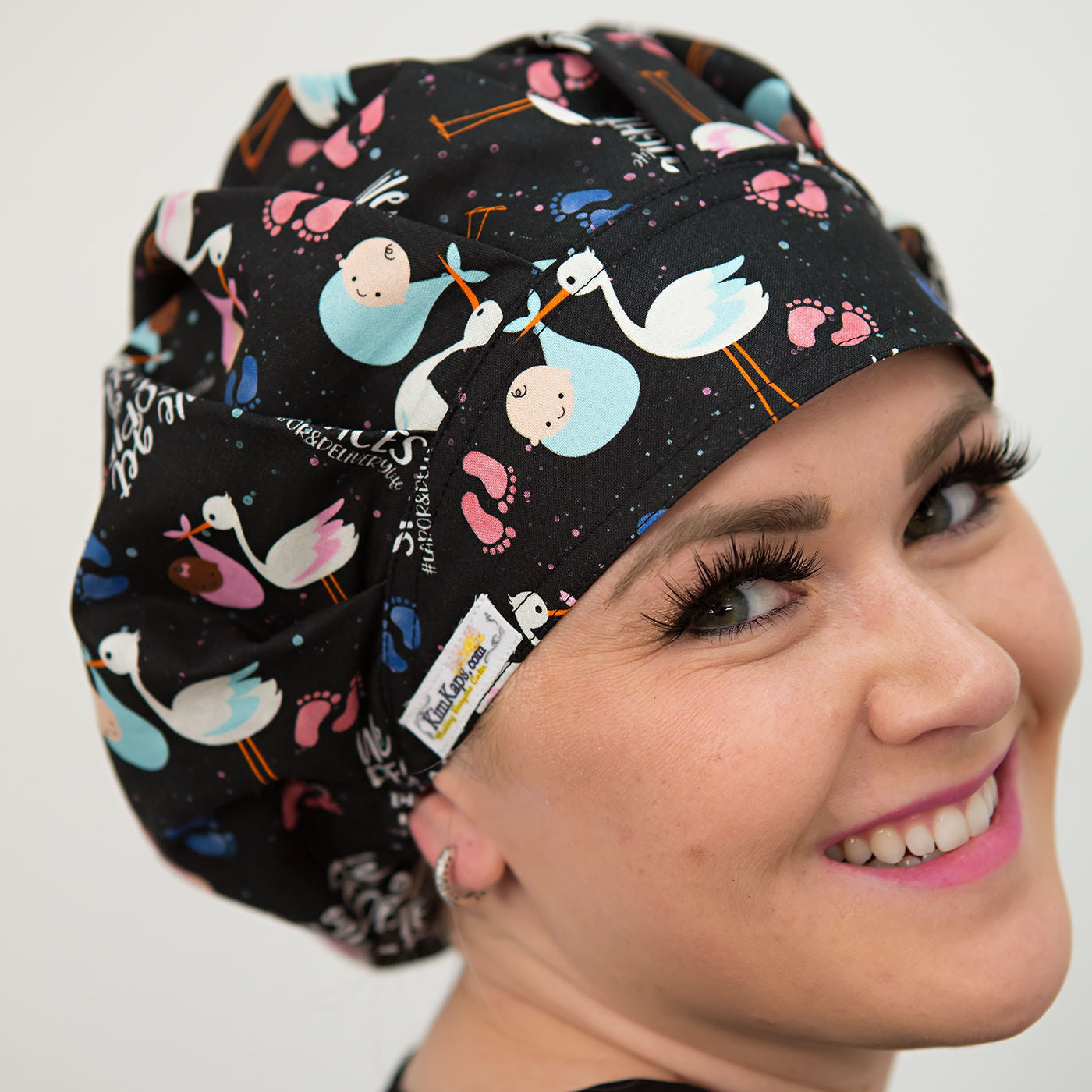 labor and delivery scrub hat tight spaces