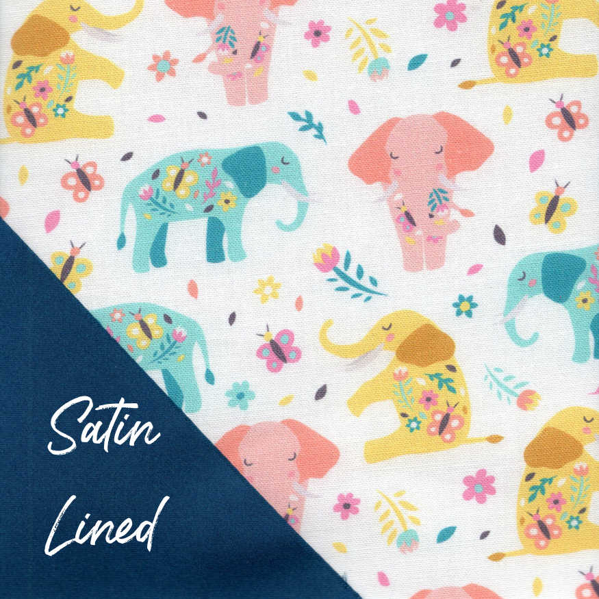 Boho Elephant Satin-Lined