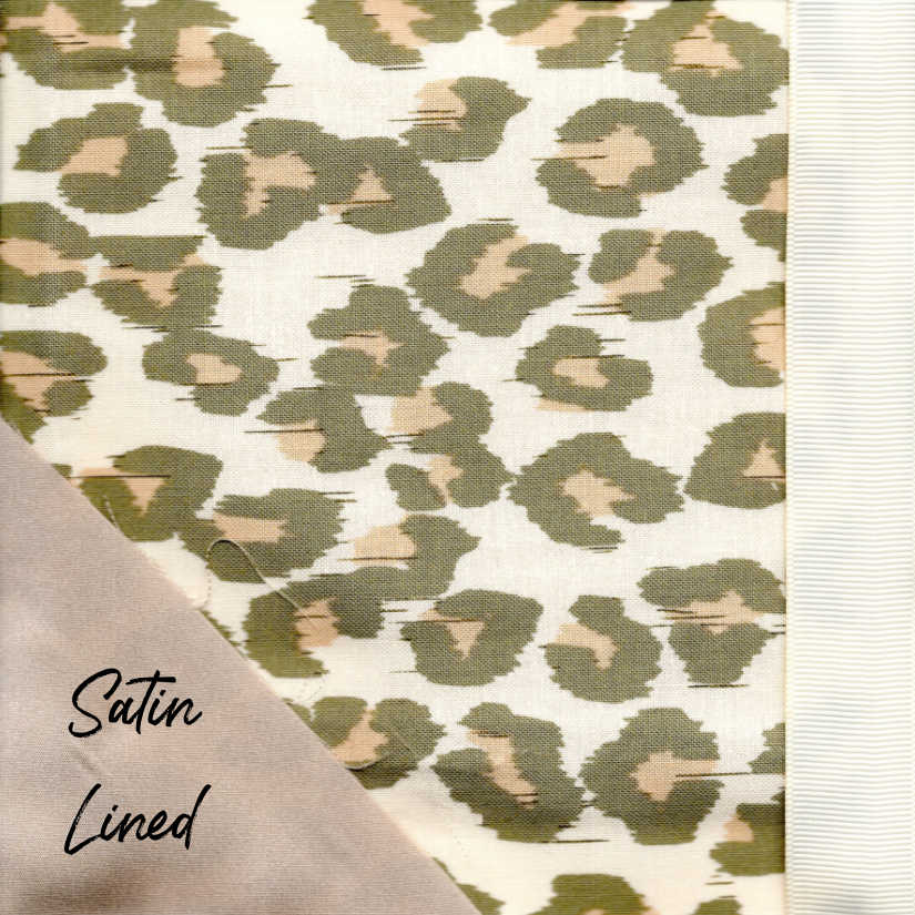 Golden Leopard Satin-Lined