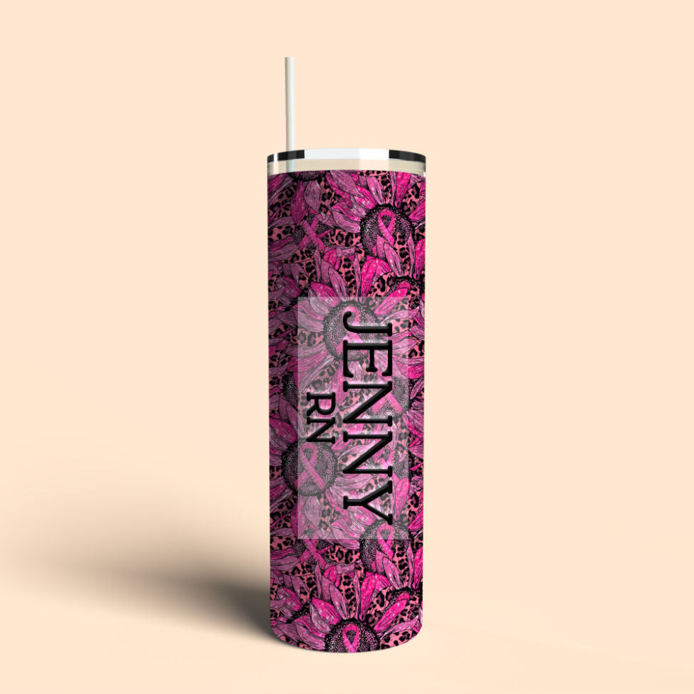 breast cancer awareness tumbler
