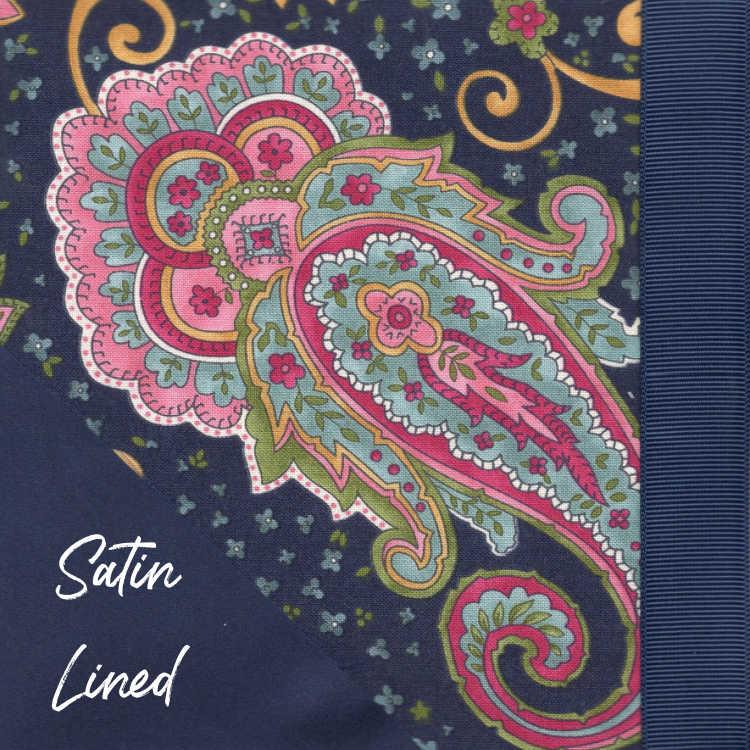 Proper Paisley Satin-Lined