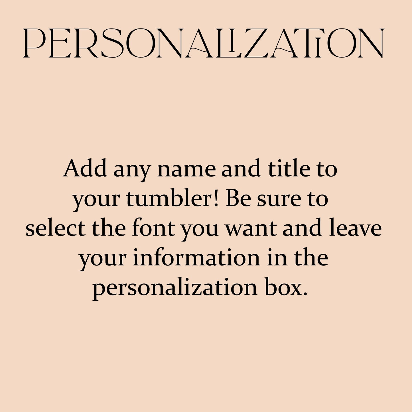 Premonition Tumbler