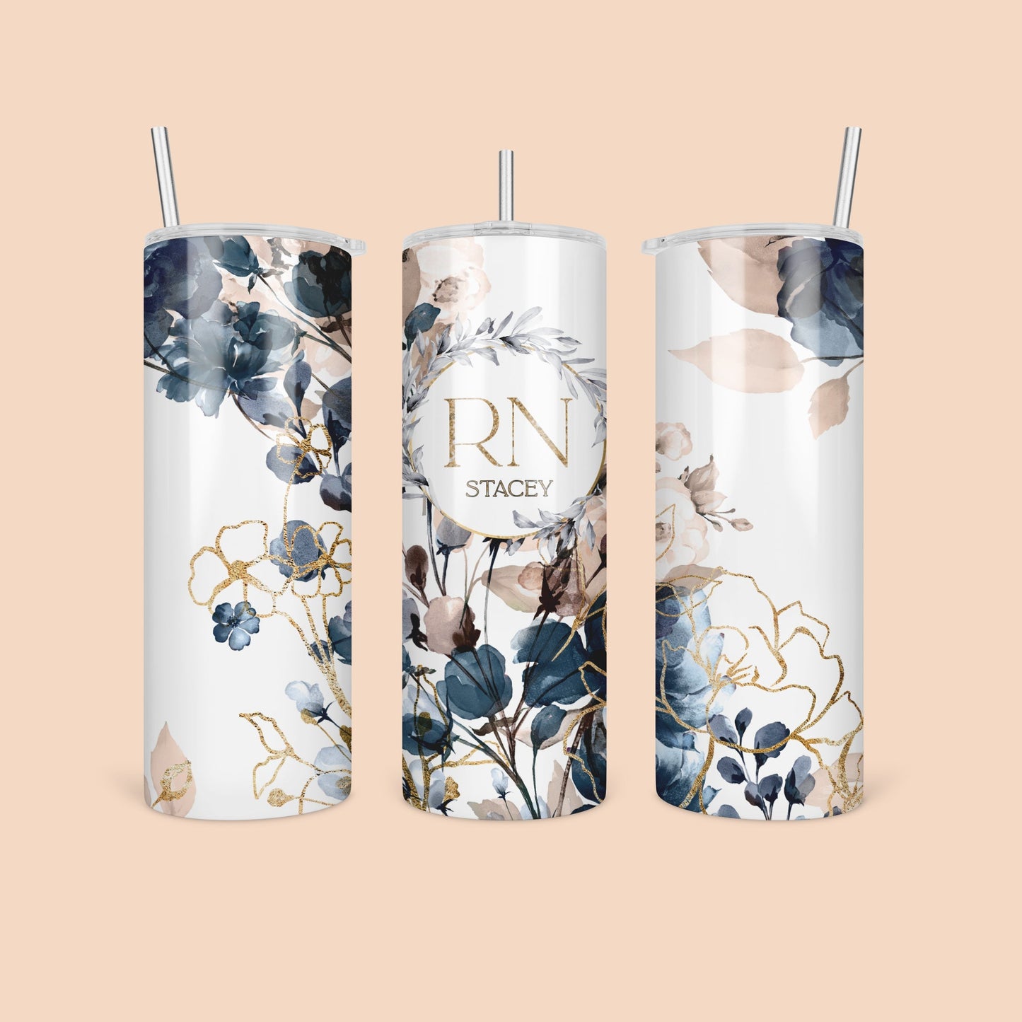 Elegant Flowers Tumbler