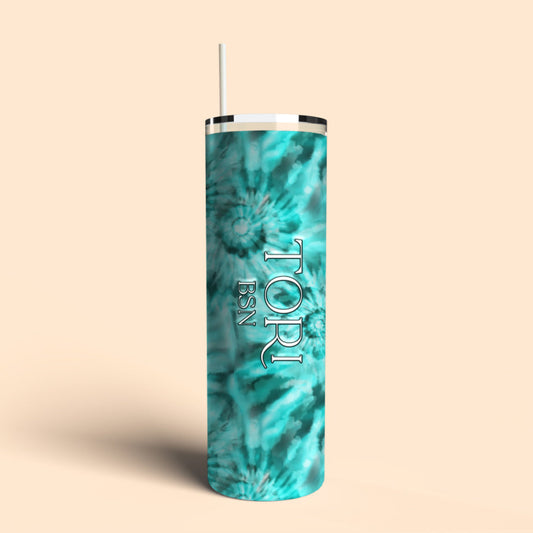 Age of Aquarius Tie Dye Tumbler
