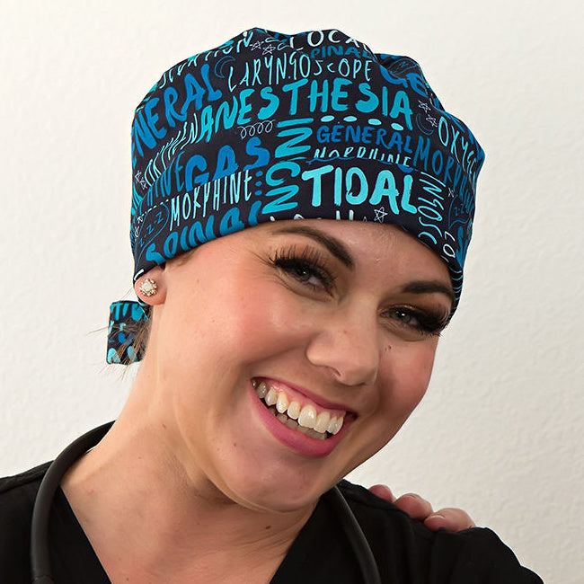 scrub hat for CRNA