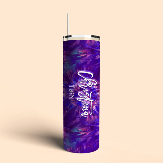 Daydream Believer Tie Dye Tumbler