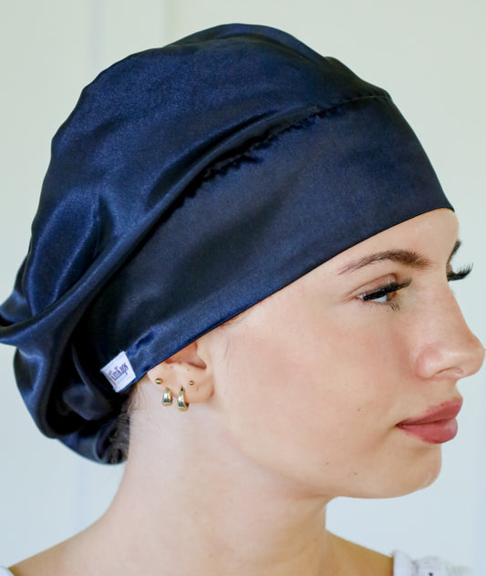 Navy Satin