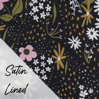 Floral Fancy Satin-Lined