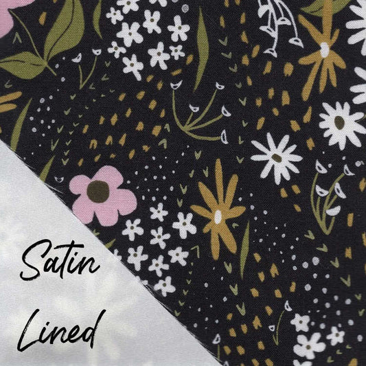 Floral Fancy Satin-Lined