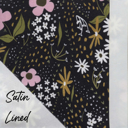 Floral Fancy Satin-Lined