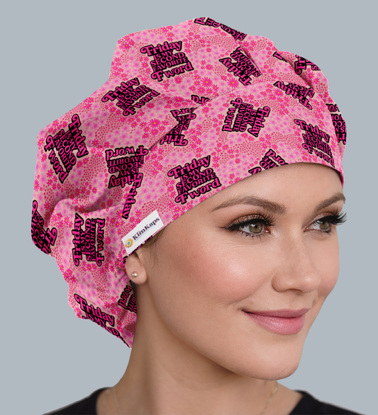 bouffant scrub cap with Friday is my second favorite F word