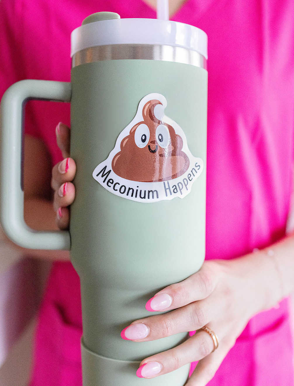 Meconium Happens Sticker