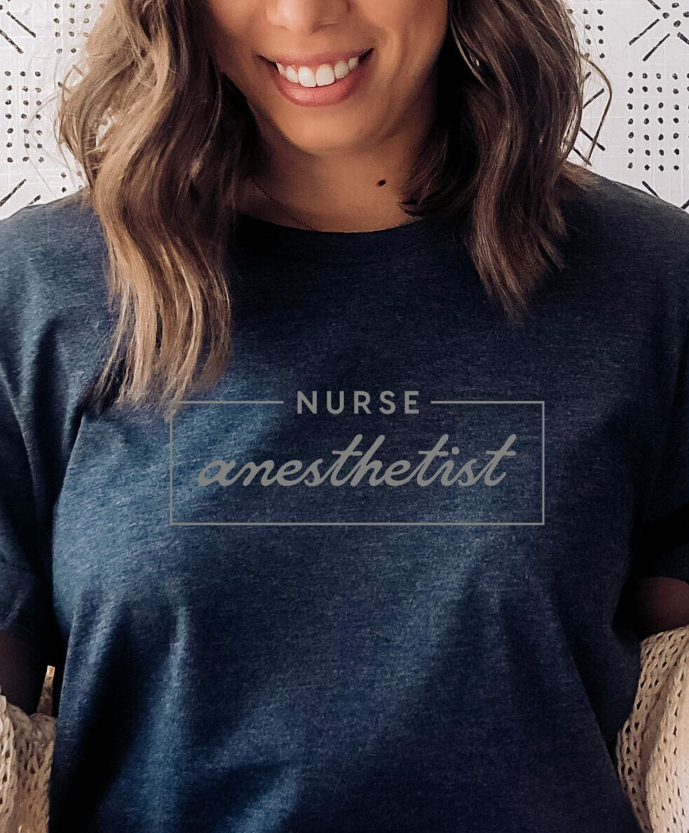 CRNA t-shirt in navy