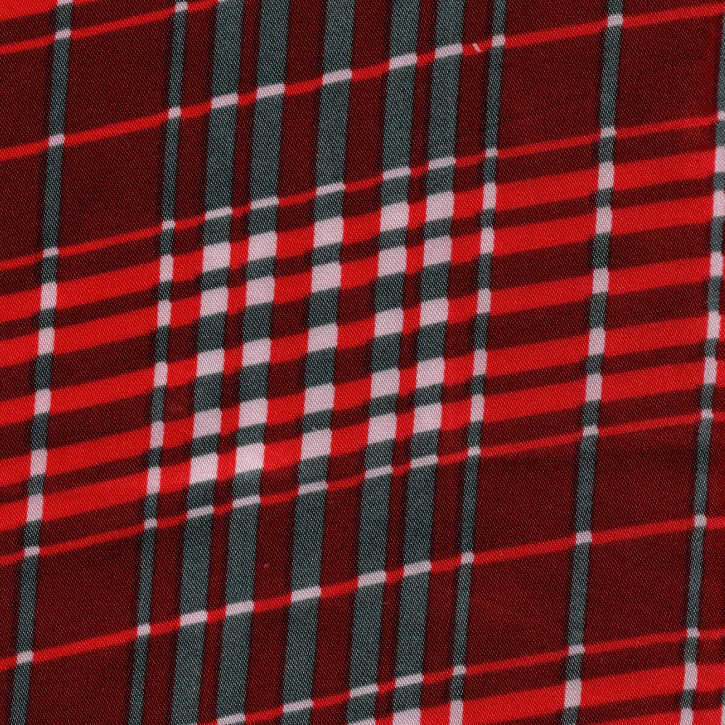 Plaid Happy Satin