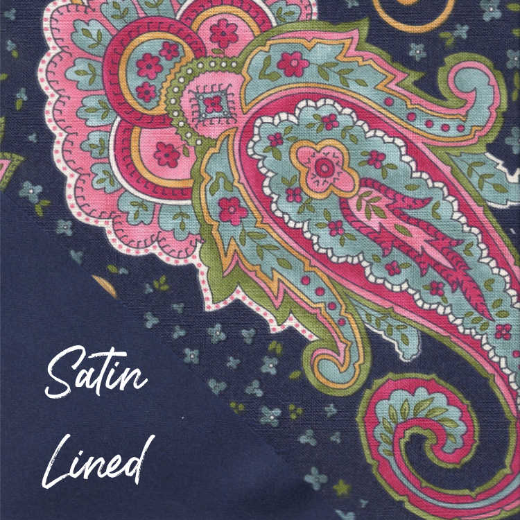 Proper Paisley Satin-Lined