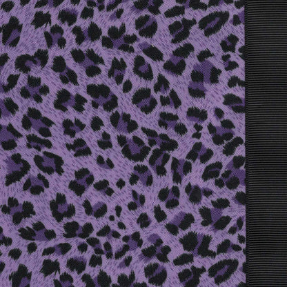 Purple Cheetah Satin