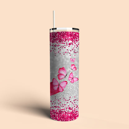 Cancer Picked The Wrong Girl Tumbler