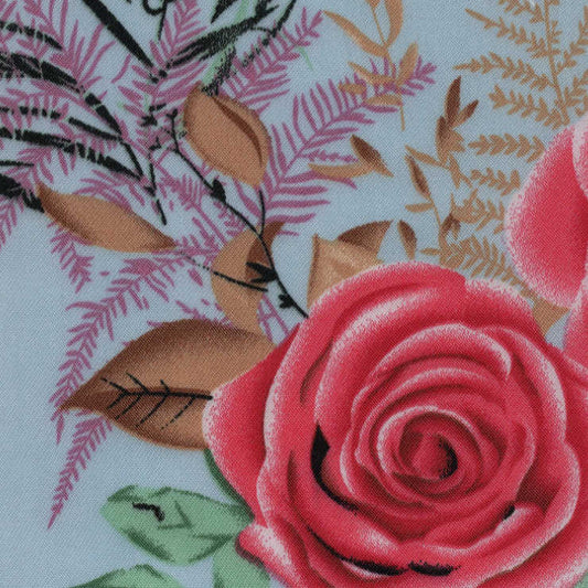 Rose Drama Satin