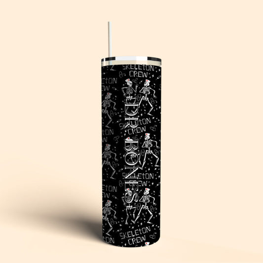 skeleton crew tumbler cup