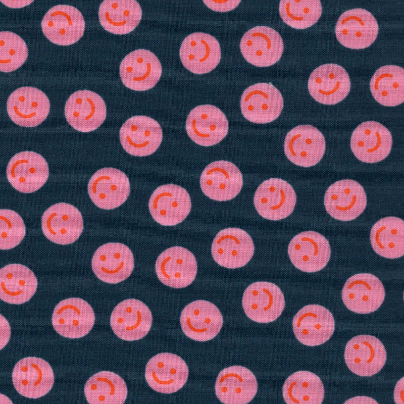 Smiley On Navy