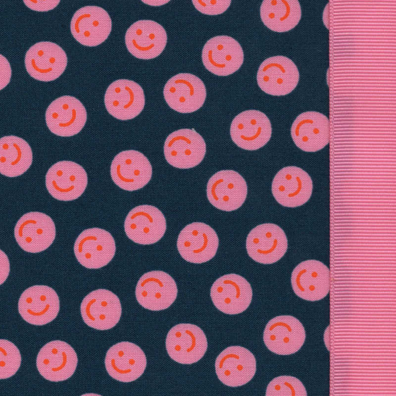 Smiley On Navy