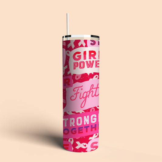 breast cancer tumbler