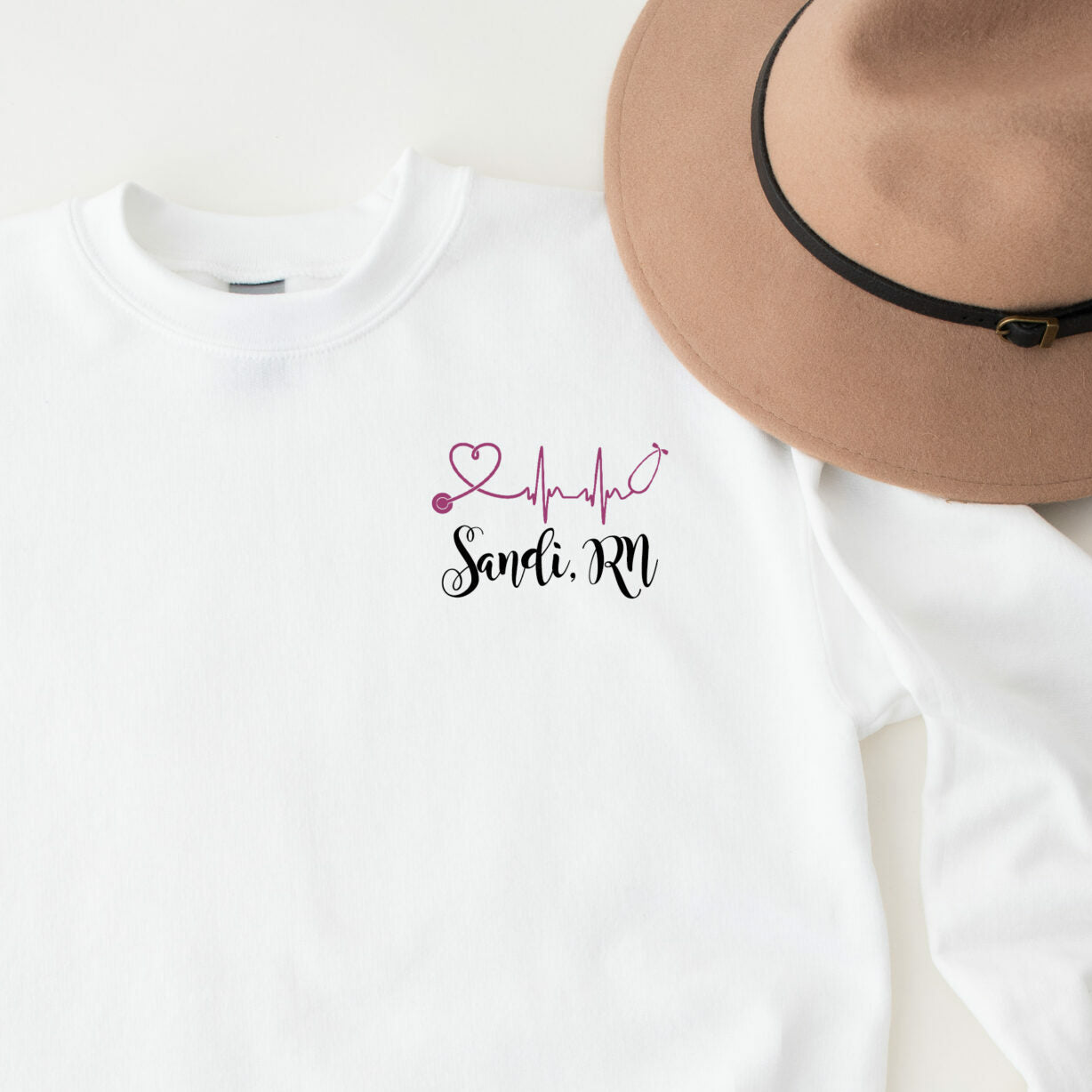 nurse sweatshirt gift name