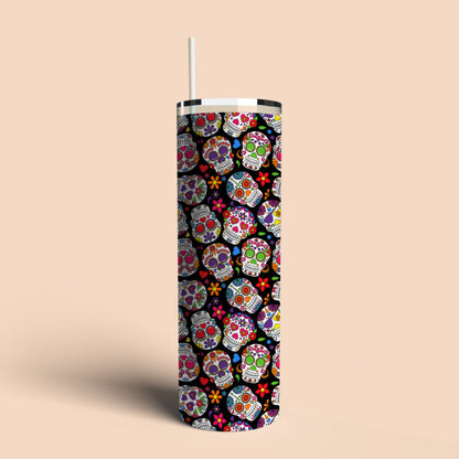 Sugar Skull Tumbler