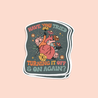 Off And On Sticker