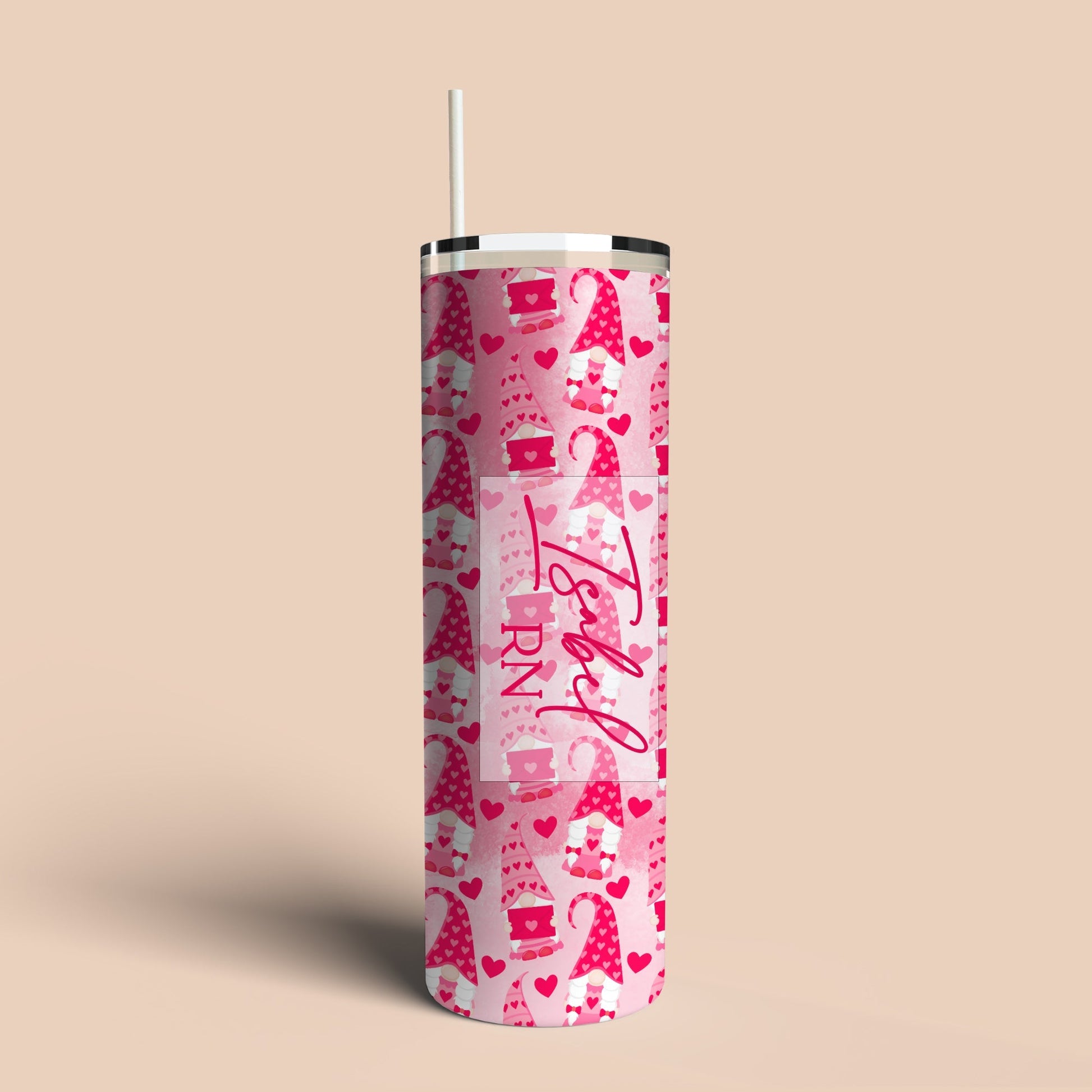 precious gnoments tumbler with name