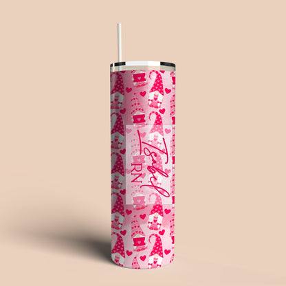 precious gnoments tumbler with name