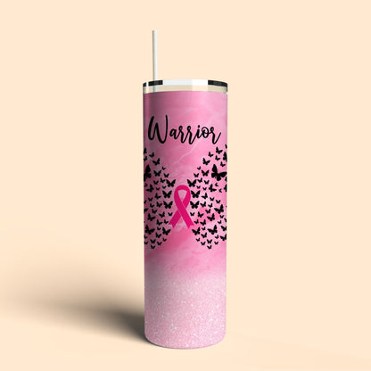 Keep Your Head Up Breast Cancer Awareness Tumbler