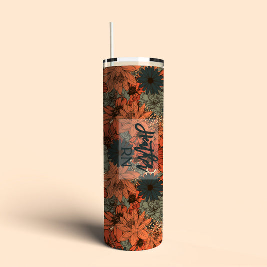 Dazzling Floral Tumbler