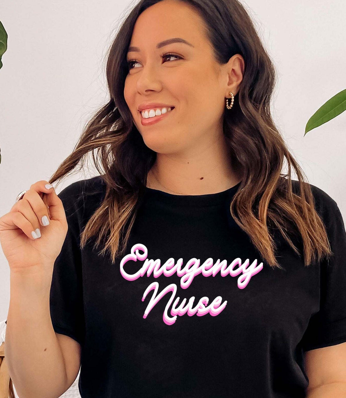 er nurse black tshirt