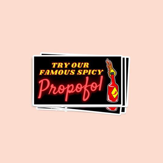 Spicy Propofol Sticker