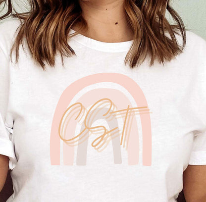 certified scrub tech gift t-shirt white