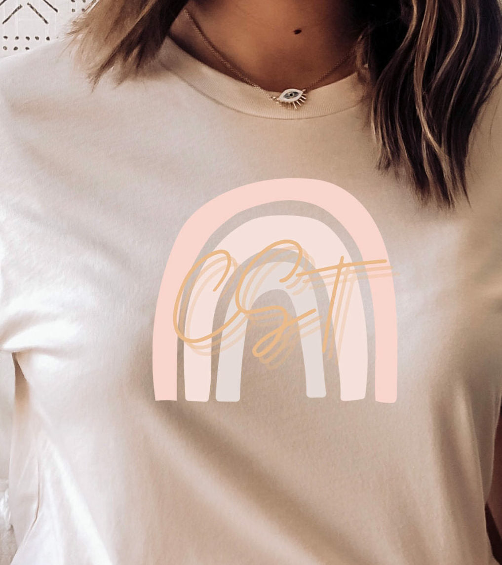 certified scrub tech t-shirt cream